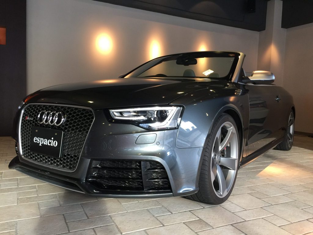 14model Audi Rs5 Cabriolet入庫しました フェラーリ 中古車販売 買取 エスパシオ 東京 世田谷 ポルシェ ランボルギーニ マセラティ 輸入車販売専門店